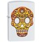 Zippo Zippo La Calavera Sugar Skull, White Matte ZIP-49003 - alternate 1